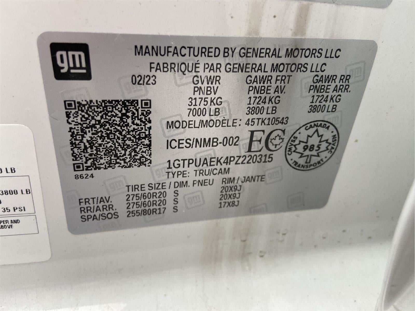 2023 GMC Sierra 1500 Pro