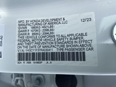 2024 Honda Accord Sedan EX