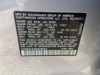 2024 Volkswagen Atlas 2.0T SEL Premium R-Line