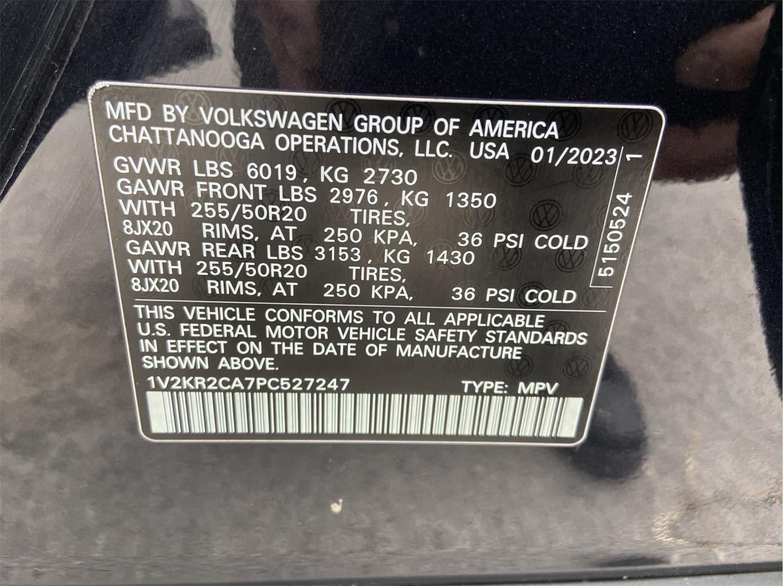 2023 Volkswagen Atlas 3.6L V6 SE w/Technology