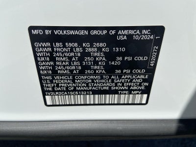 2025 Volkswagen Atlas 2.0T SE