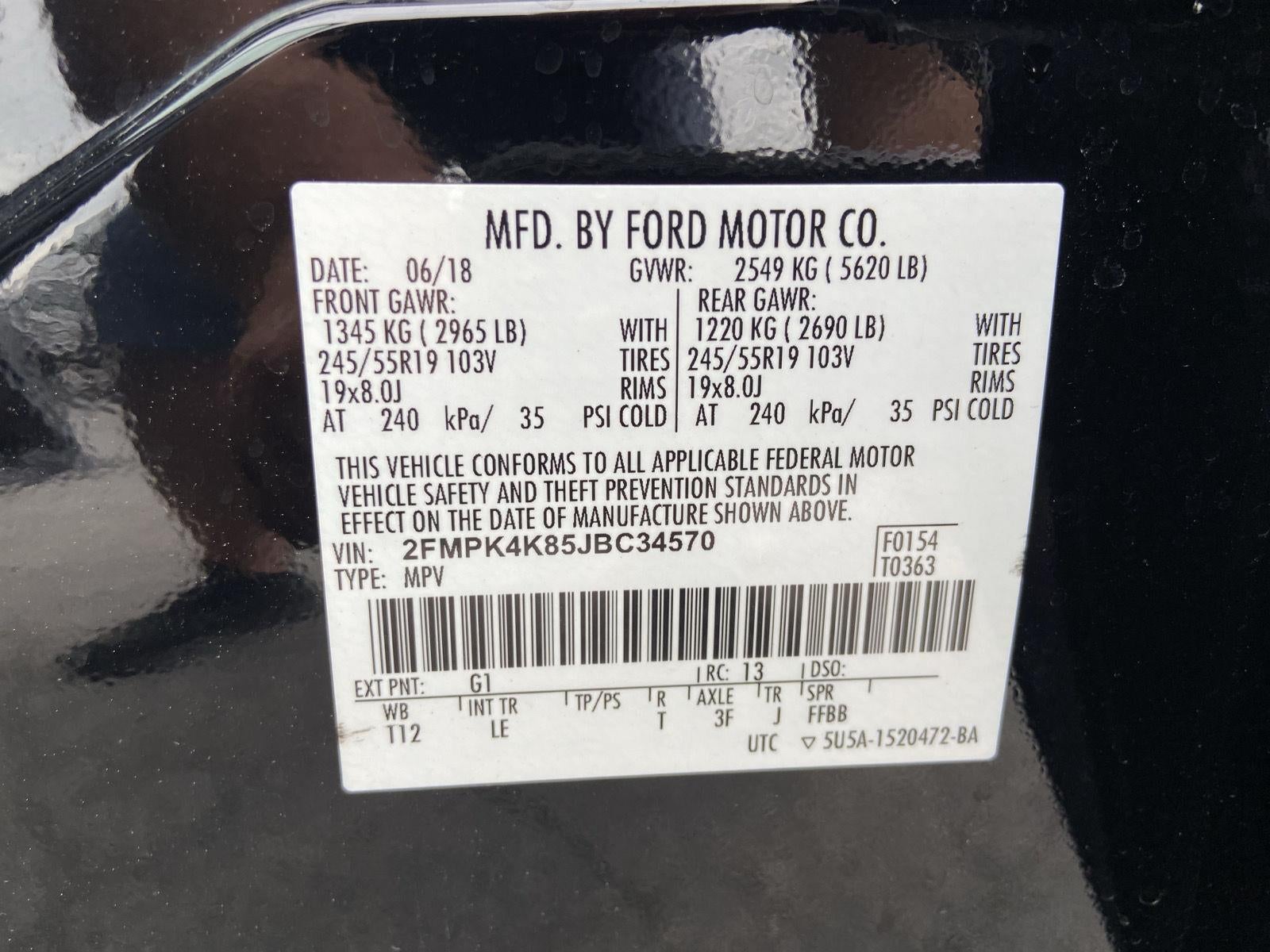 2018 Ford Edge Titanium AWD