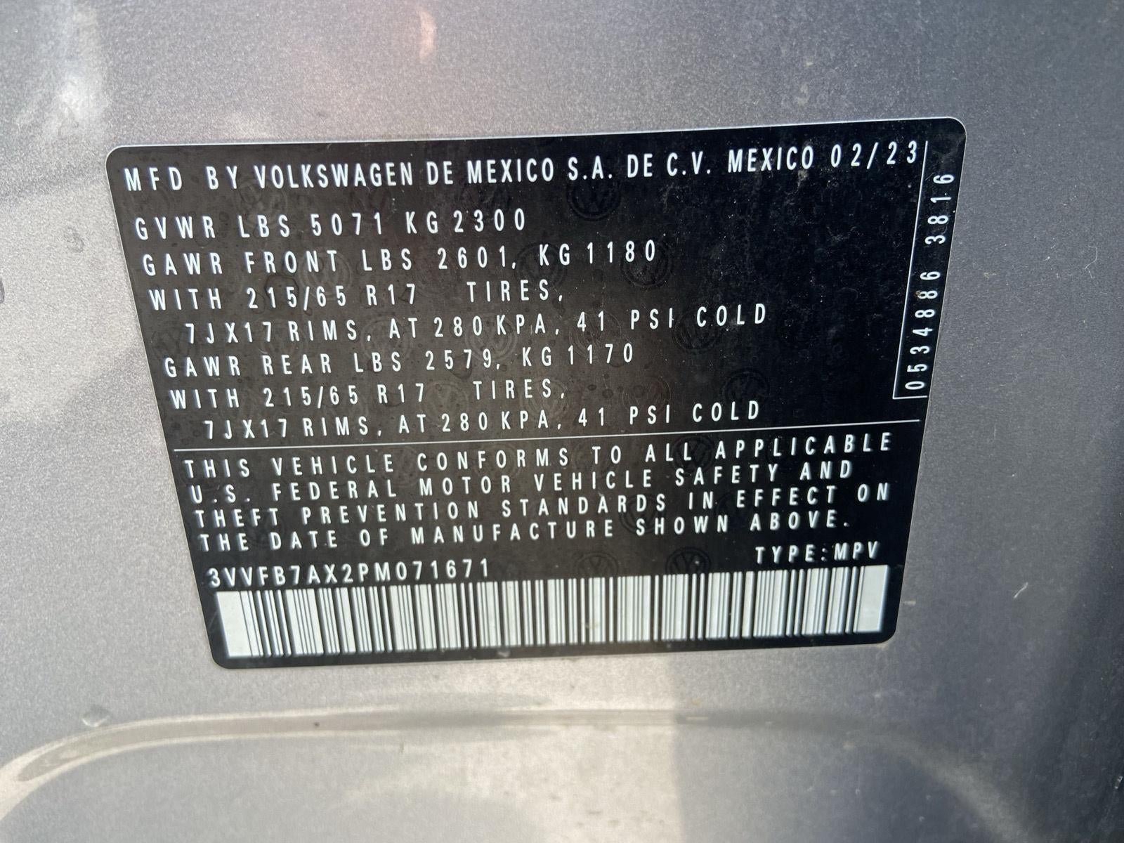 2023 Volkswagen Tiguan S