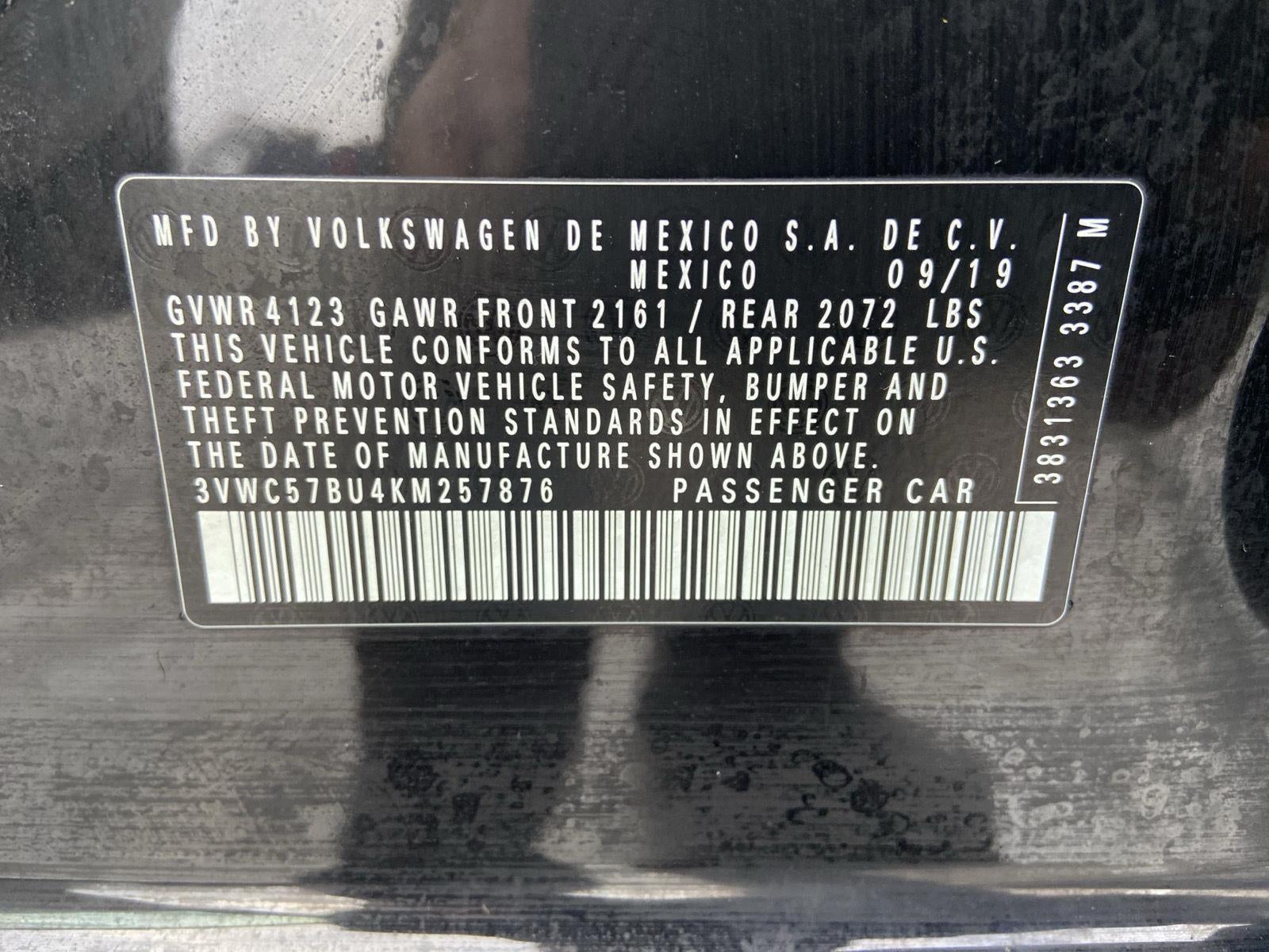 2019 Volkswagen Jetta 1.4T S