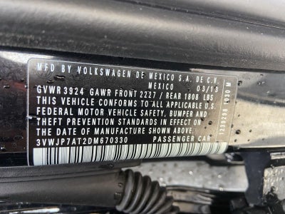 2013 Volkswagen Beetle 2.5L w/Sun