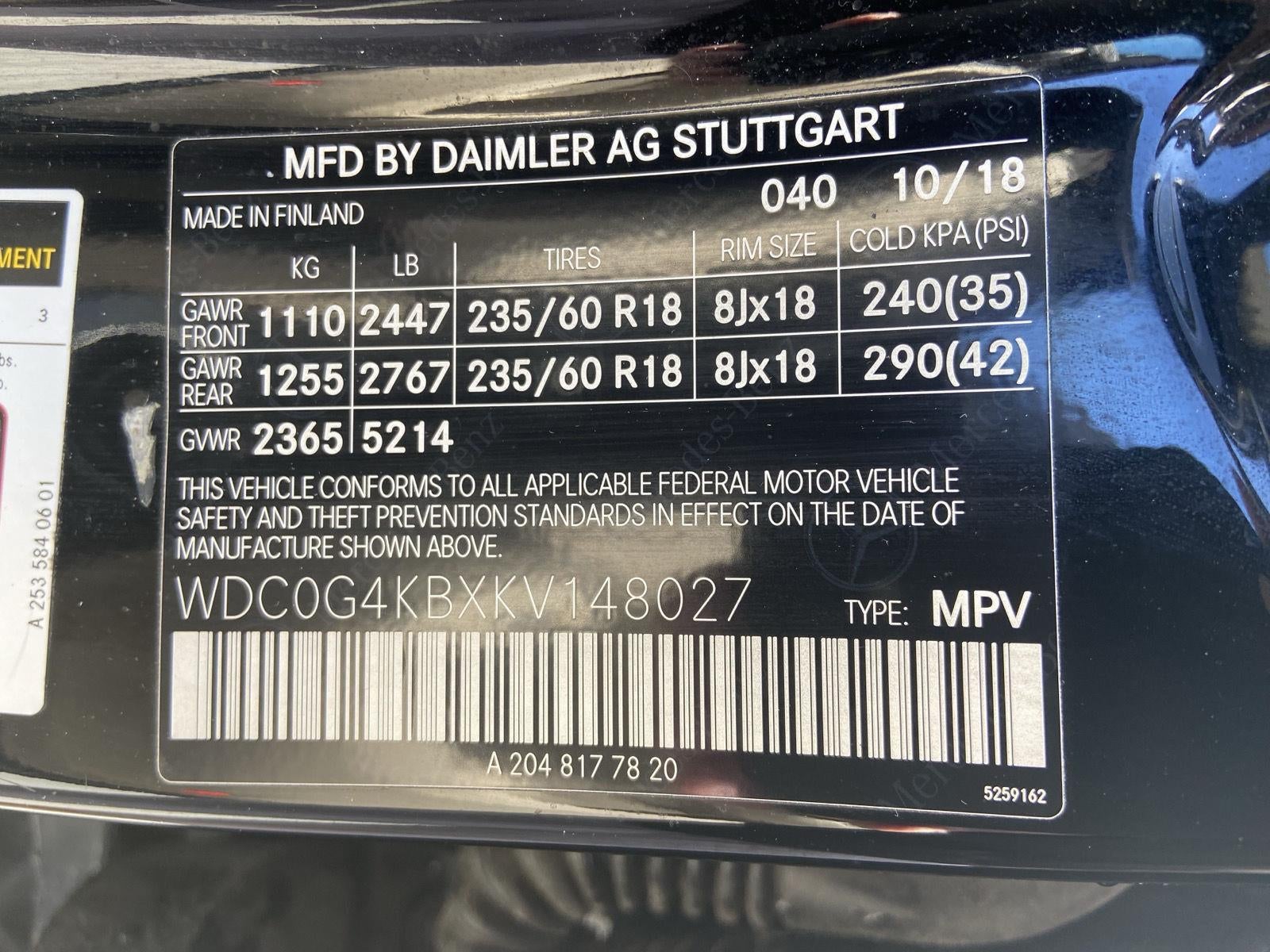 2019 Mercedes-Benz GLC GLC 300