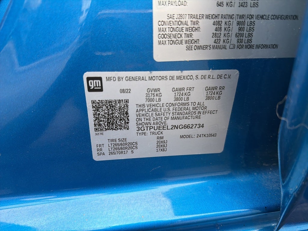 2022 GMC Sierra 1500 AT4 CARBRAVO CERTIFIED!