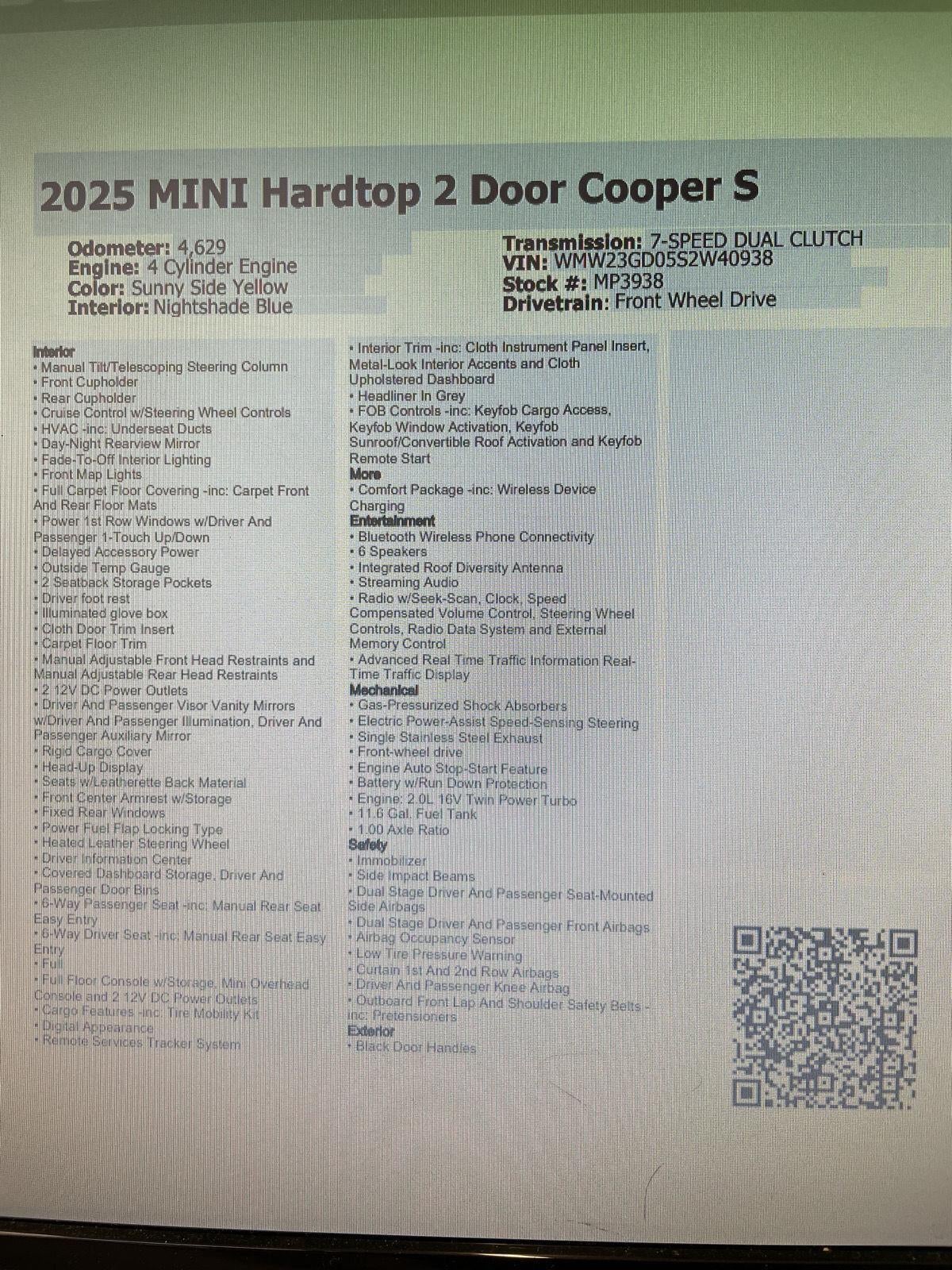2025 MINI Hardtop 2 Door Cooper S